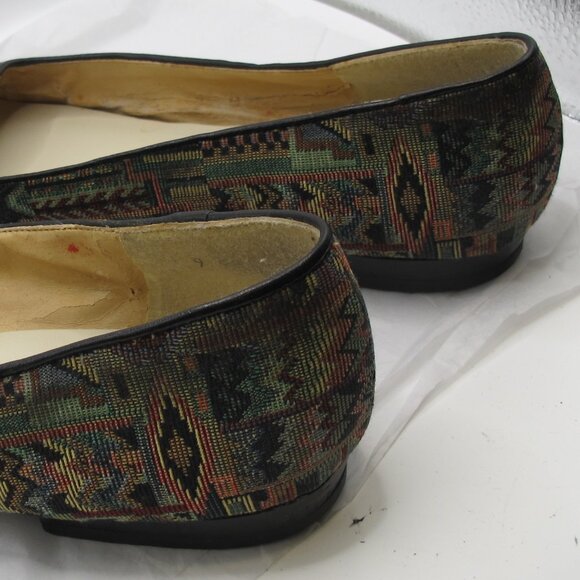 Multi-color embroidered ballet flats- 8.5N - Picture 3 of 5